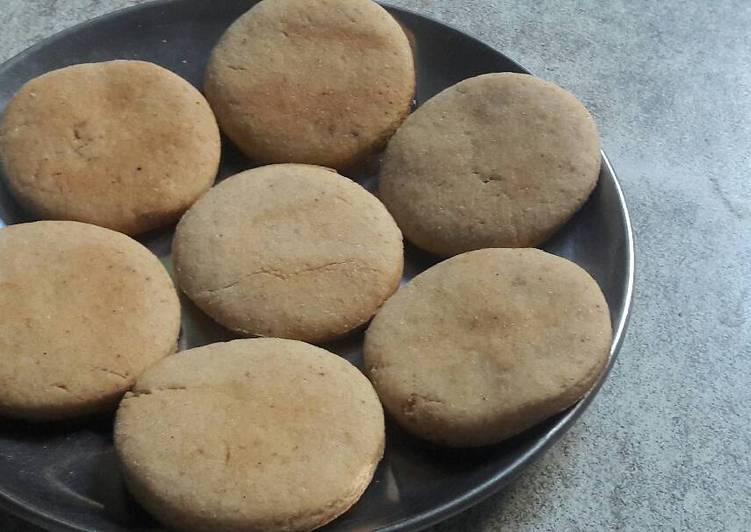 Wheat flour cookies very crispy