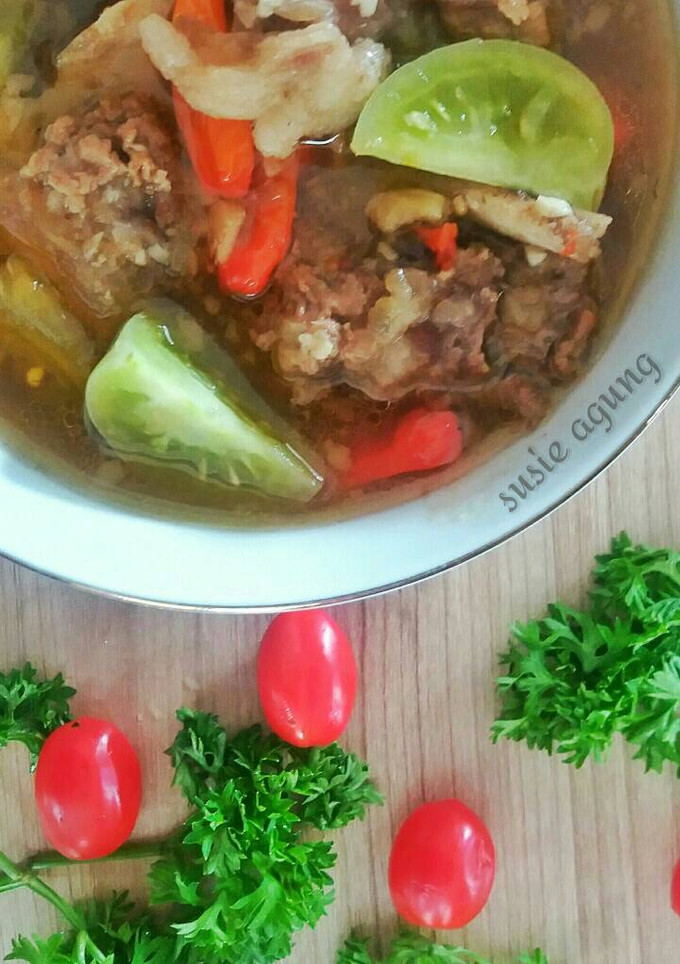 Foto resep Asem-asem iga sapi