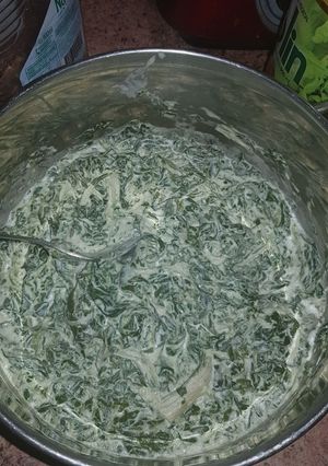 Una foto de Acelga a la crema