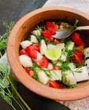 Radish Tomato Dill Salad
