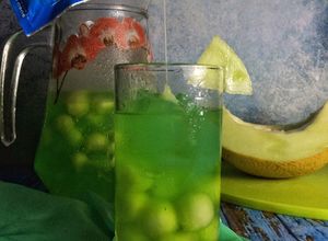 Foto resep Es Melon Aneka Jeli