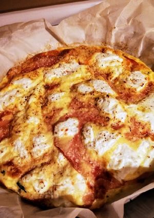 Foto di Frittata,ricotta e prosciutto cotto.Pochi grassi tanto gusto