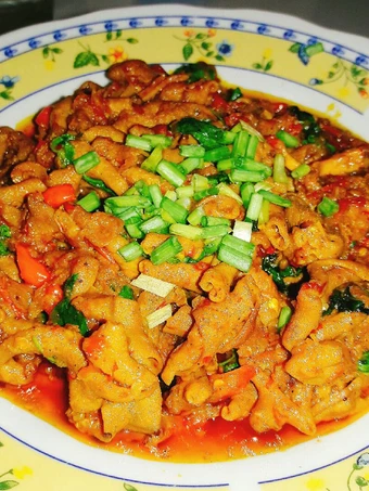 Cara Mudah Membuat Resep Usus ayam bumbu kuning yang Sempurna Anti Ribet, Lezat