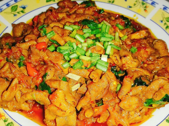 Cara Mudah Membuat Resep Usus ayam bumbu kuning yang Sempurna Anti Ribet, Lezat
