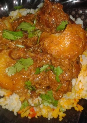 A picture of Swahili Beef Biriani.
