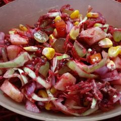 A picture of Mix fruit and veg salad.