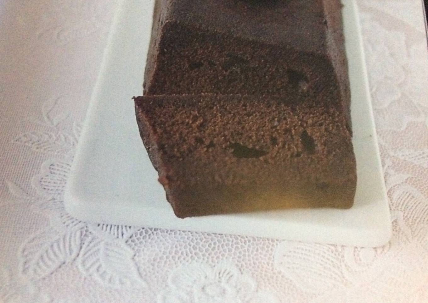 Cake tout chocolat au micro-ondes