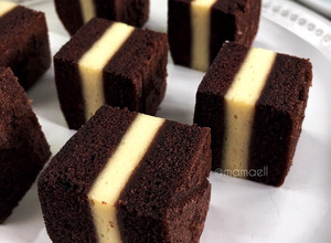 Gambar Kek Lapis Kukus Cheese Coklat