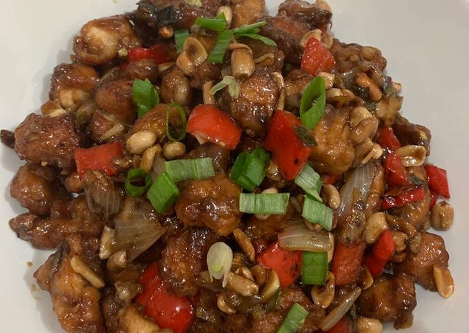 Resep Ayam kungpao / kungpao chicken Anti Gagal