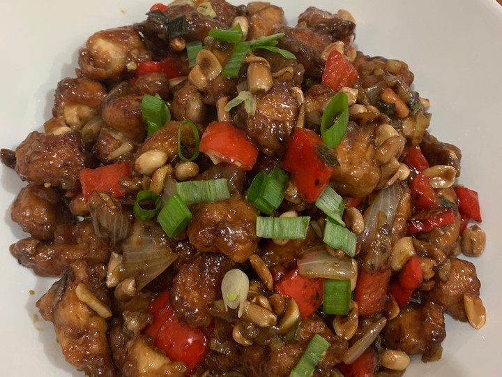 Resep Ayam kungpao / kungpao chicken Anti Gagal