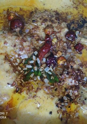 A picture of Yellow lentil curry😋👌.