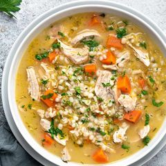 Chicken Barley Soup A picture of Chicken Barley Soup.