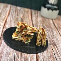 A picture of Chicken Quesadillas.