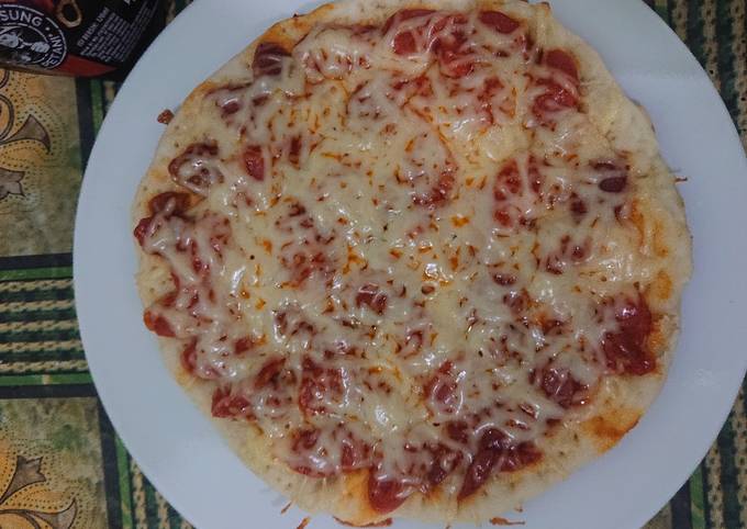 Langkah Mudah untuk Menyiapkan 5. Pizza teflon, Enak