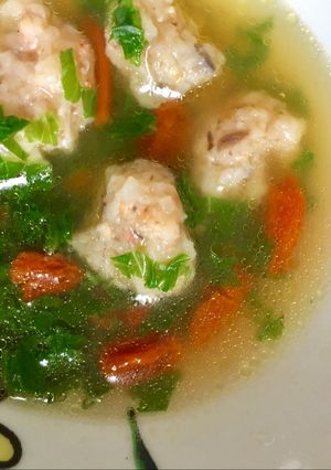Foto resep Sop Bola Udang (MPASI 12M+)