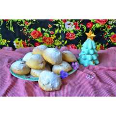 Una foto de Galletas navideñas con fruta abrillantada⭐️