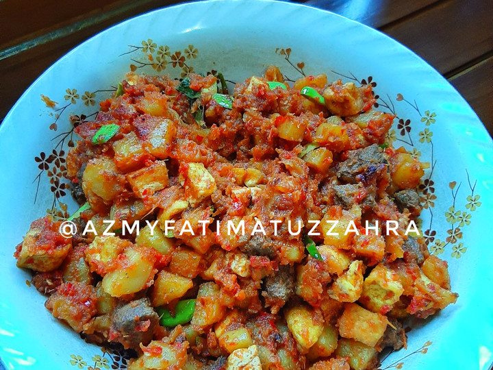 Cara Gampang Menyiapkan Sambal goreng hati sapi Anti Gagal