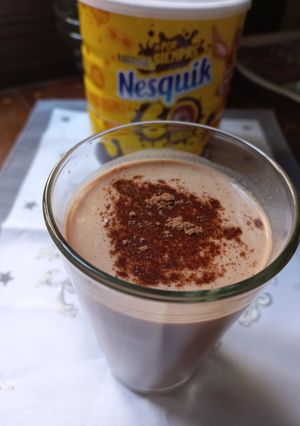 Una foto de Licuado de Choco- Banana