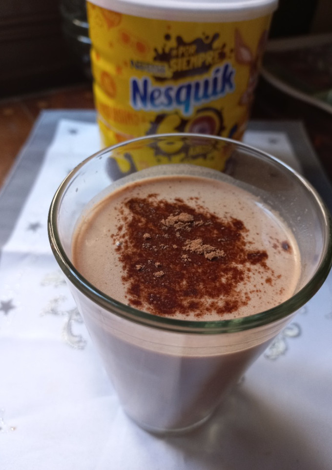 Una foto de Licuado de Choco- Banana
