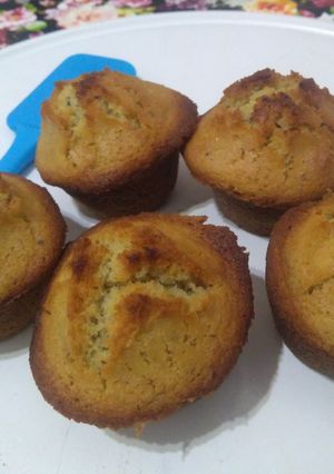 Una foto de Magdalena o muffins de Manzana