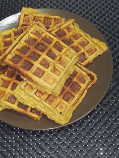 Diétás almás gofri recept fotója