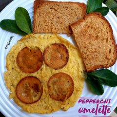 A picture of Pepperoni Omelette.
