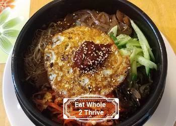 Easiest Way to Cook Perfect Bibimbap Korean stone pot mixed veggies over rice 