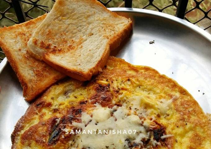 Recipe: Delicious Cheese masala omelette