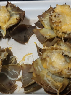Una foto de Alcachofas gratinadas