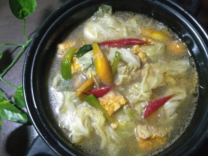 Cara Buat Sop sayur ancom Yang Mudah