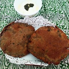 Aloo Singhare ki Poori A picture of Aloo Singhare ki Poori.
