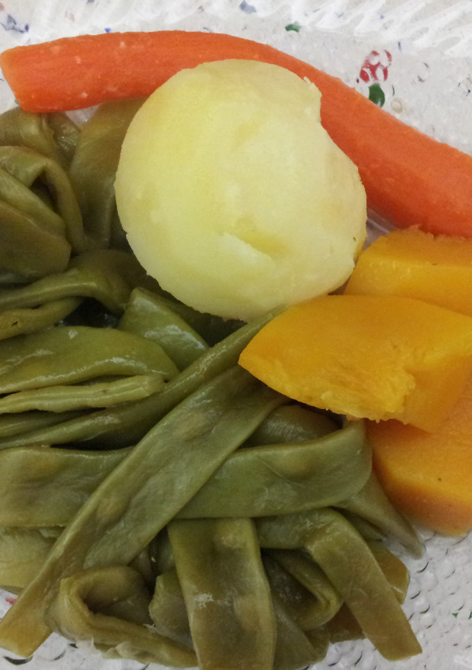 Una foto de Verduras al vapor