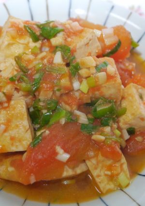 蕃茄煨豆腐 的食譜成品照片