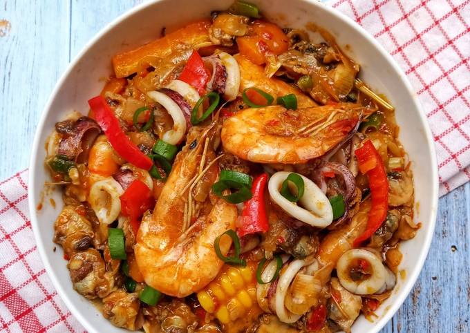 Resep Seafood Saus Padang Oleh Rona Ve Cookpad