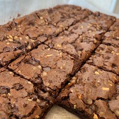 A picture of Super Fudgy Brownies.