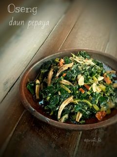Foto resep Oseng Daun Pepaya Teri