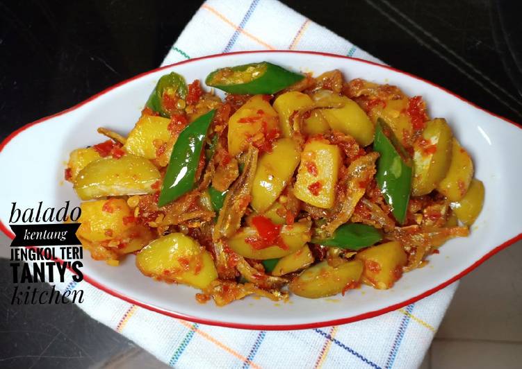 Balado Kentang Jengkol Teri