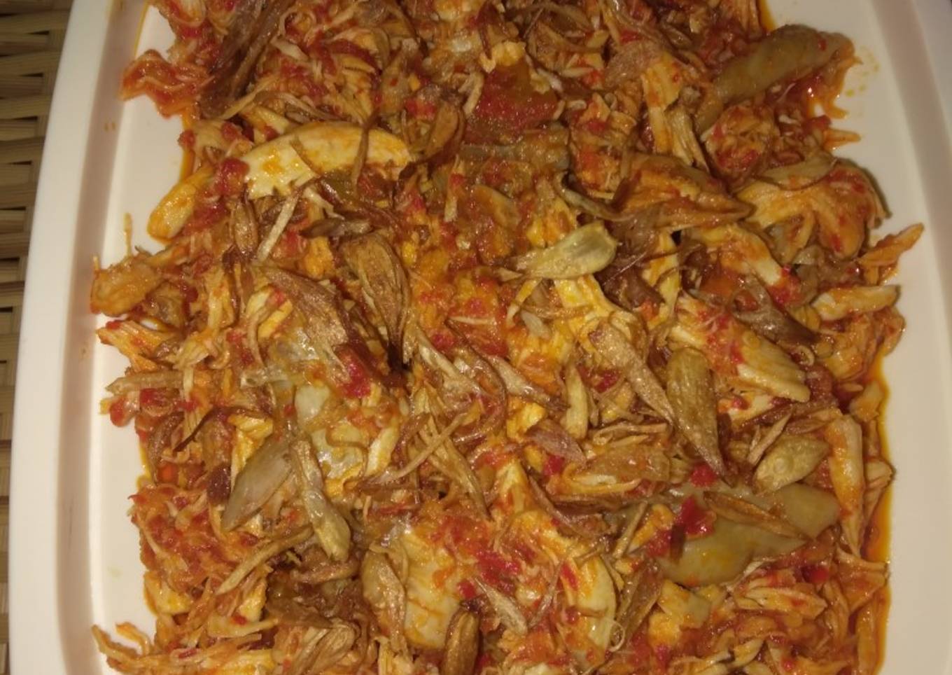 Balado Ayam Suwir