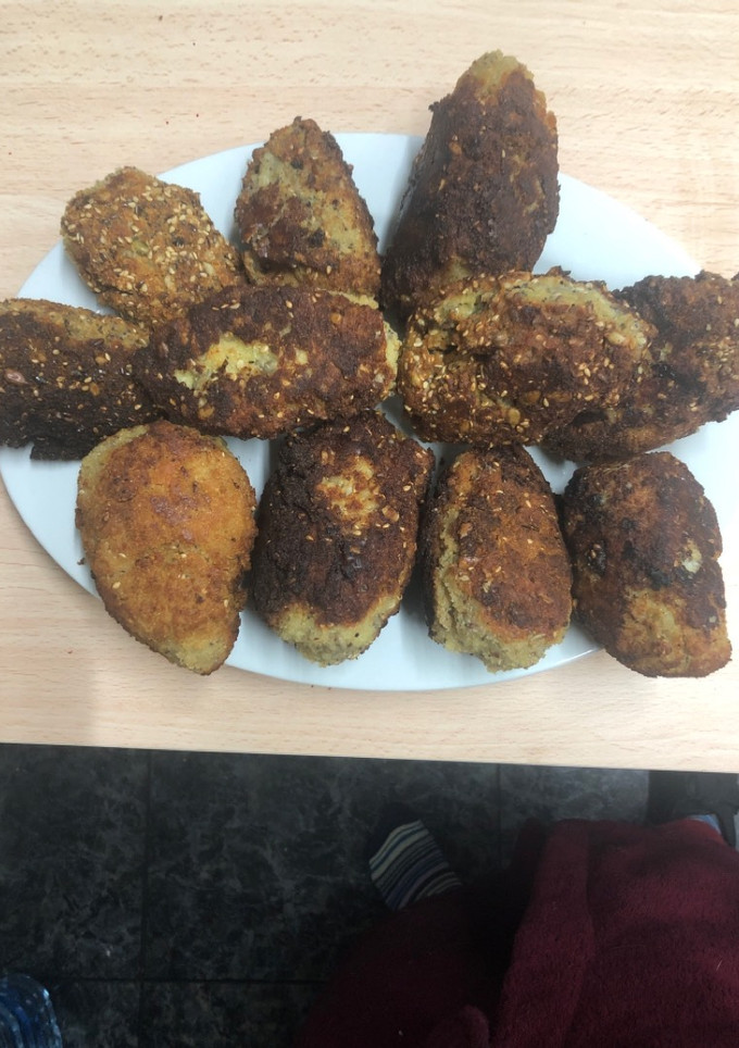 Una foto de 116.Croquetas de brócoli y queso gorgonzola (picoteo)