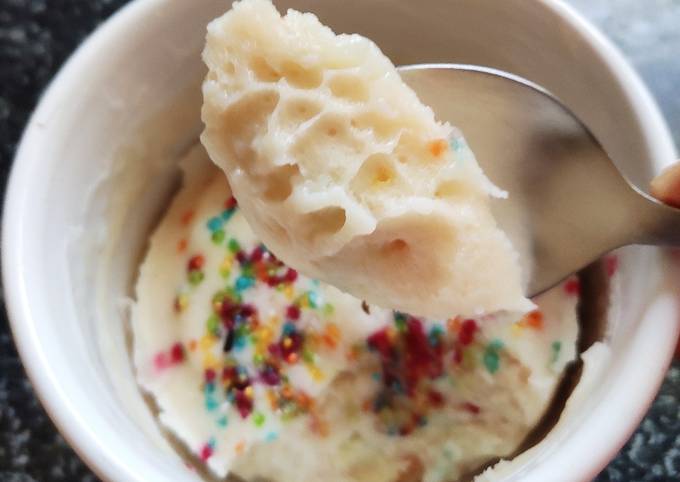 How to Prepare Favorite Vanilla Ice-Cream Mug Cake