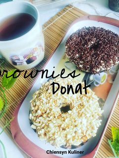 Foto resep Brownies Donat