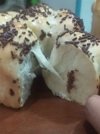 Cara Gampang Menyiapkan Resep Roti sobek isi coklat simpel (anti gagal) yang Bisa Manjain Lidah Anti Ribet, Mantap