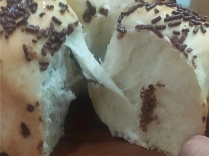 Cara Gampang Menyiapkan Resep Roti sobek isi coklat simpel (anti gagal) yang Bisa Manjain Lidah Anti Ribet, Mantap