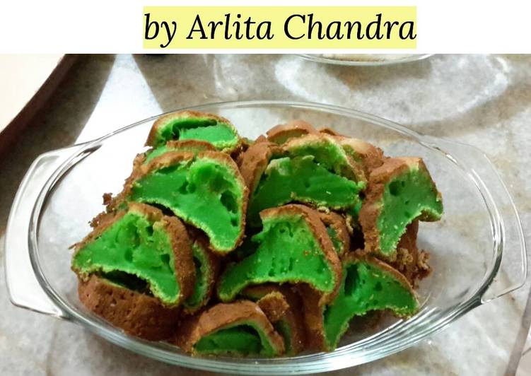 Mini chiffon green cake