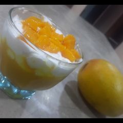 A picture of Mango mousse.