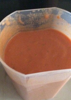 Una foto de Gazpacho de José