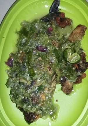 Foto resep Pecak ikan mas cabe hijau