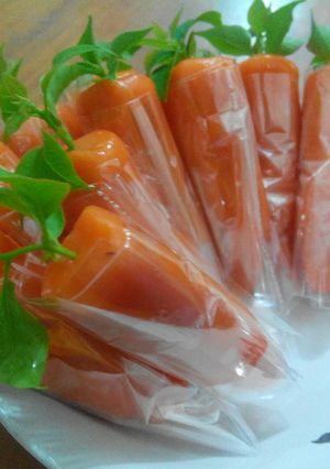 Foto resep Kue ku bentuk wortel