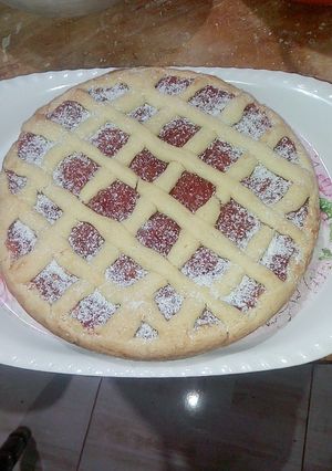 Una foto de Pastafrola de membrillo