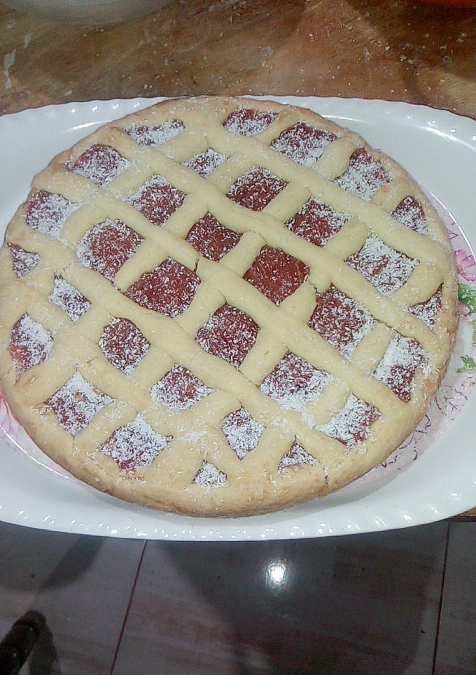 Una foto de Pastafrola de membrillo